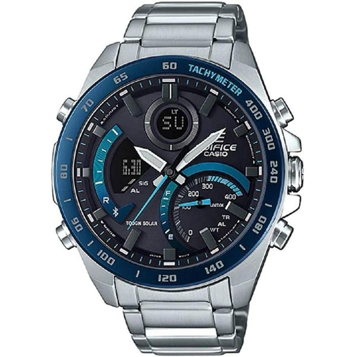 Used CASIO EDIFICE ECB-900DB-1B Smartphone link function Bluetooth Reimported product