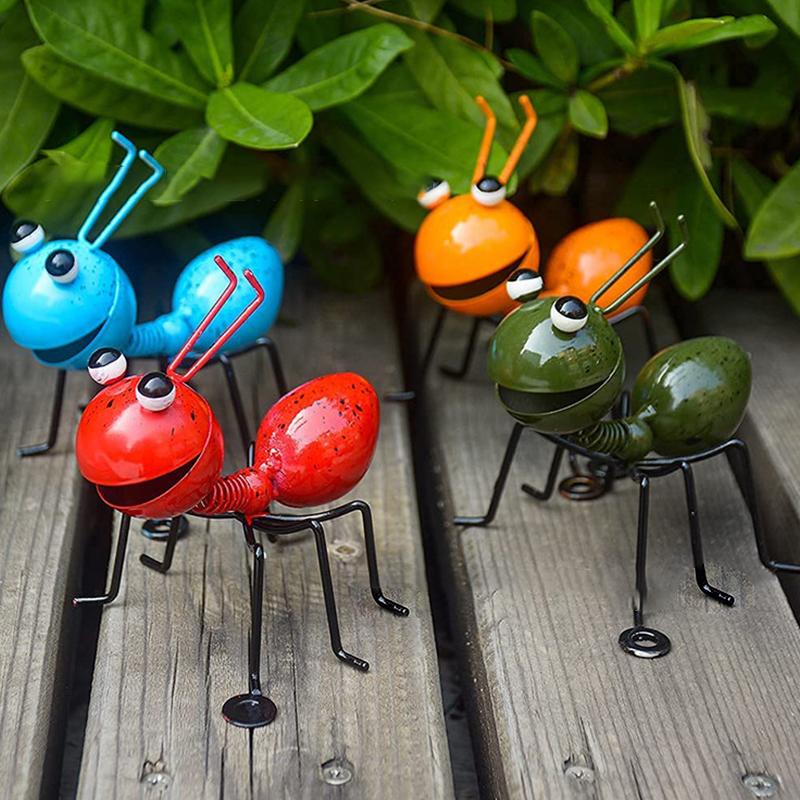 Statuie Furnică 10cm Decor Grădină Figurină Exterior Curte Gazon Decorațiune Sculptură Furnică Decor Desktop Casă Grădină Meșteșuguri