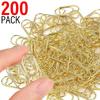 50-200PCS Creative Love Heart Metal Paperclips Binder Clip Bookmark Binding Notebook Decoration School Office Stationery