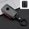 Carbon Fiber+Silicone Car Key Cover Case For Mazda 3 Alexa CX-30 CX30 CX5 CX 5 CX-5 CX8 CX9 CX4 2019 2020 Keychain  Accessories