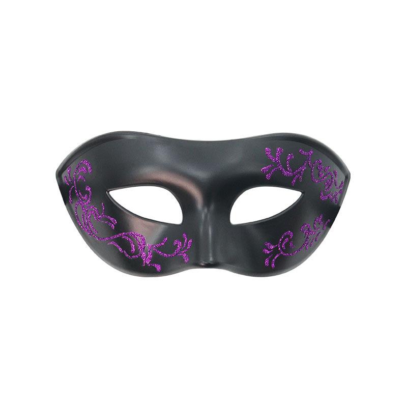 Painted Beauty Half Face Mask Retro Jazz Prince Mask Couple Masks Halloween Party Mask Prop Christmas Masquerade Party Gift