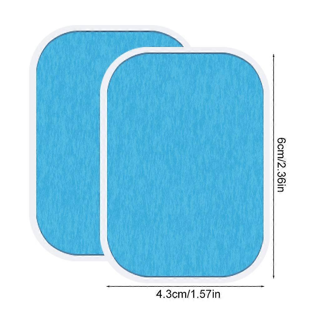 60 Pcs (30 Packs) Abs Trainer Gel Pads Muscle Toner Pads Replacement Gel Sheet for Abs Toner Abdominal Workout Toning