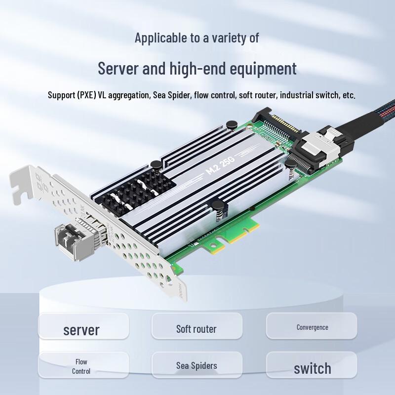 Mellanox ConnectX-4 M.2 25G Einzelport Netzwerkadapter (CN-Version)