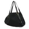 Used Abbey Tote 9539 130736 7924 Logo Double G Calfskin Shoulder Bag in GG Canvas Black Women's from Japan AUTHENTIC