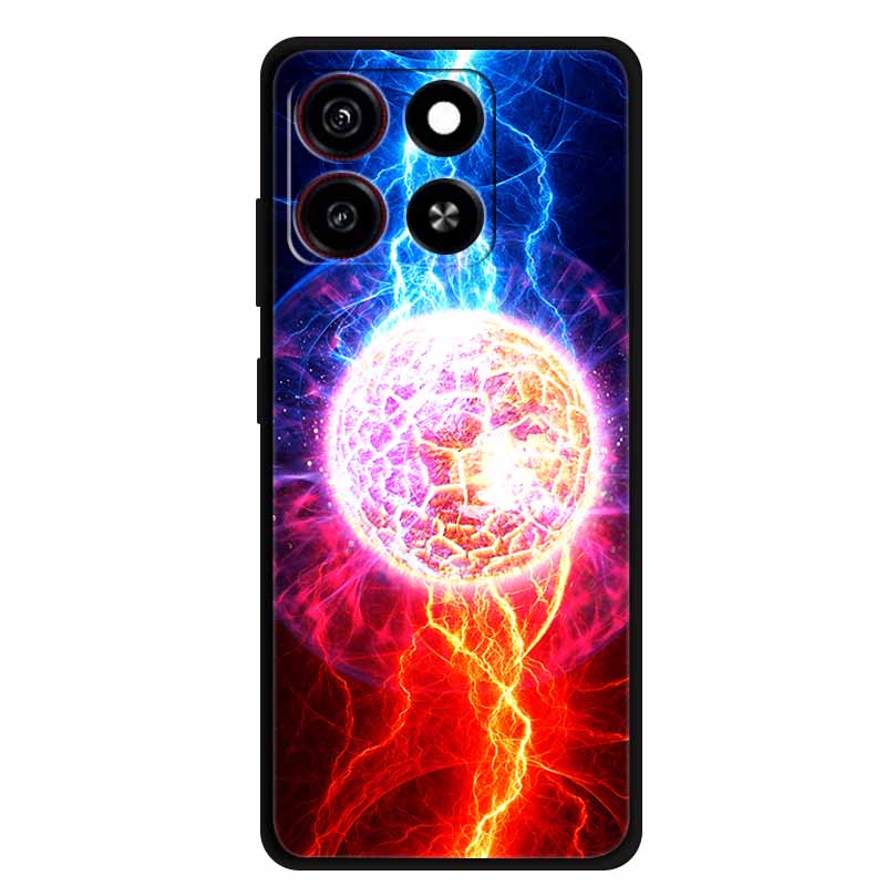 Phone Case For ZTE Blade A55 Back Cover Case A 55 Shockproof Black Silicone Soft Coque For ZTE Blade A35 Case A 35 6.75" Funda