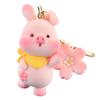 Lovely Animal Pig Keychain Key Ring Piggy Pendant Car Keyring Bag Decor Gift