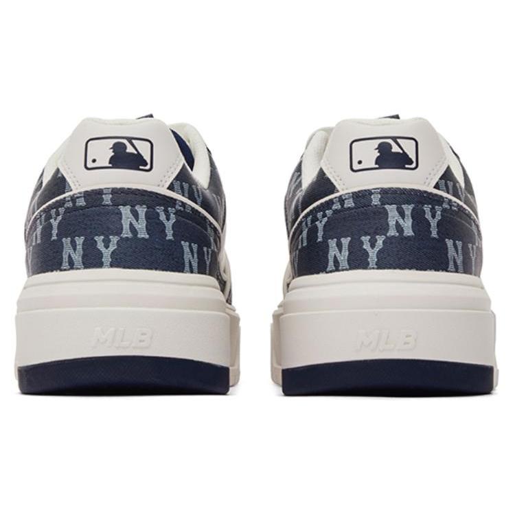 New MLB Chunky Liner 24SS Slip Resistant Low Top Skateboard Shoes Unisex Marine Blue 3ASXCLD4N-50NYS