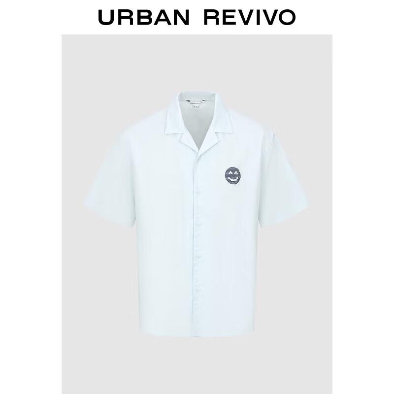 UR 2025 Men s Summer Color-Block Short-Sleeve Casual Shirt XL