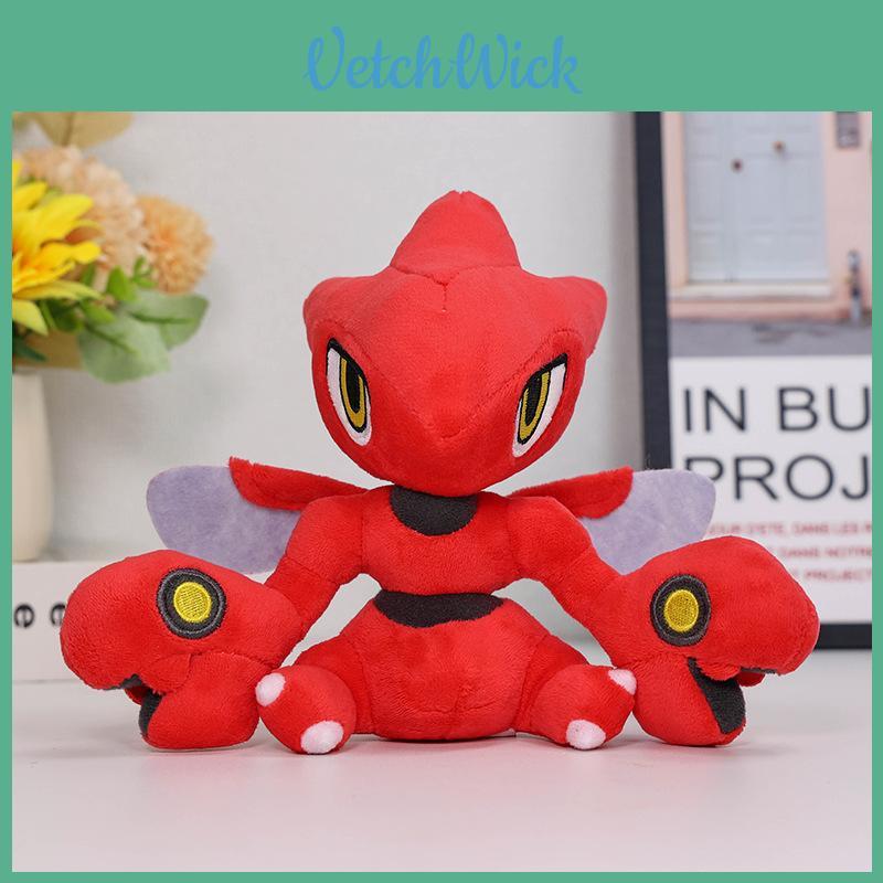 Small Plush Toy 16cm Red Mantis Cartoon Animal Figure For Kids Collectors