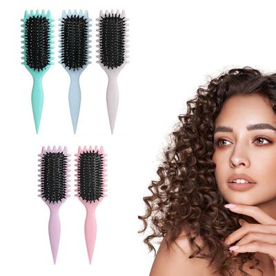 Hot Comb Multi - Function Hair Brush for Curly Hair - Styling, Massage & Cushion Comb Colorful Detangling Hair Brushes for Curly Hair