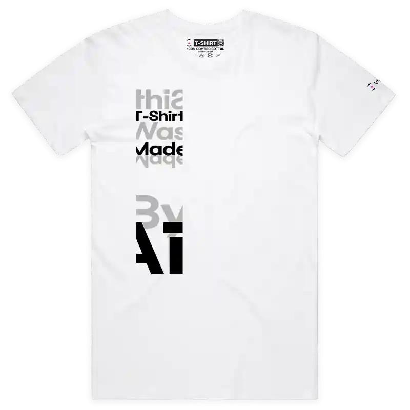 VOICEART Artificial Intelligence Made Funny Joke T-Shirt with Premium Graphic XL