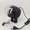 Mini LED Colorful Rotating Magic Crystal Ball Light with Sound Control for Home, KTV, Bar, and Strobe Effects