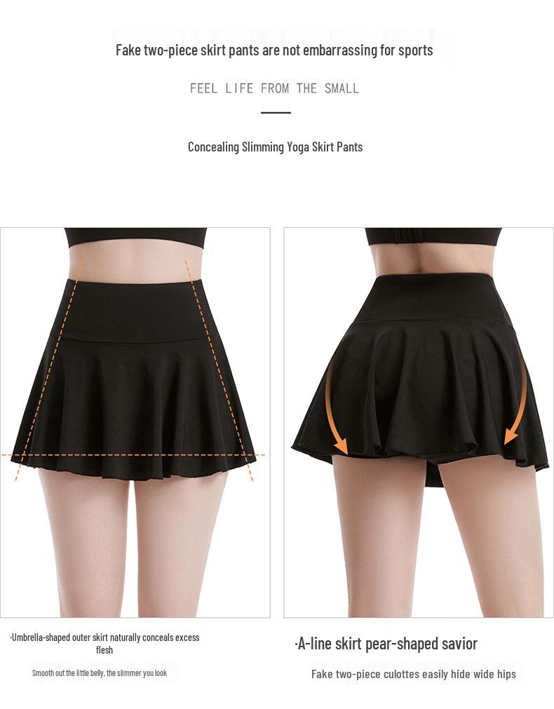 Silkgrid 2025 Women's Quick-Dry Sports Skirt for Summer Yoga, Running, and Tennis