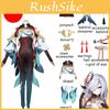 Genshin Impact Shenhe Cosplay Costume Set High Quality Full Size Women's Bodysuit For Role Play Fun