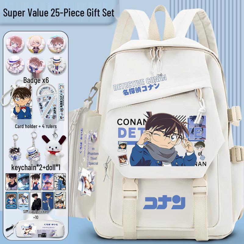 Detective Conan x Kaito Kid Large Capacity Backpack for Students