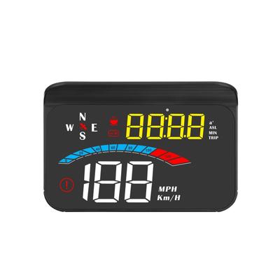 Para carro de calibre para Head Up Display + Beidou -mode HUD LCD inteligente Aceleração de luz automática rm