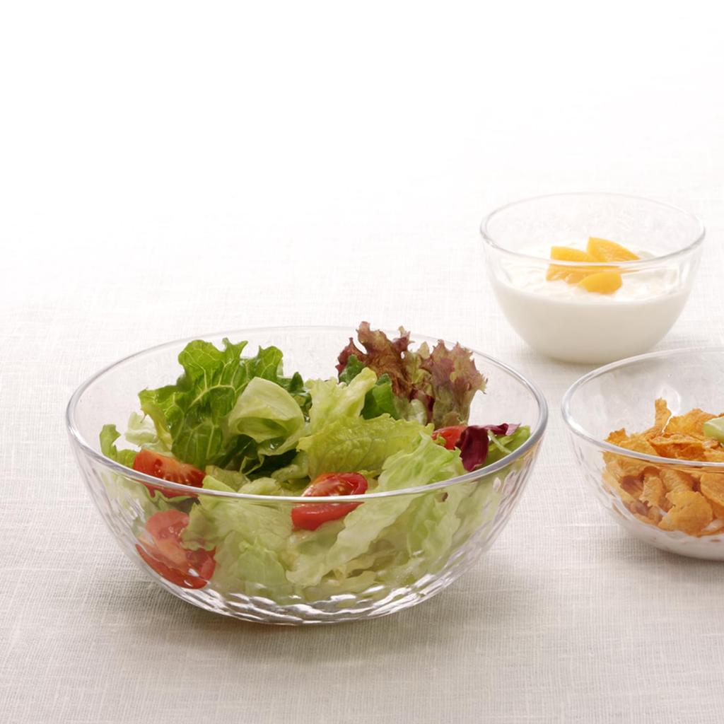Toyo Sasaki Glass Plate Gracieux Ball 17 Set of 36 Made in Japan Dishwasher Safe Deep Plate Medium Bowl Glass Plate Round Plate Utensil Plate