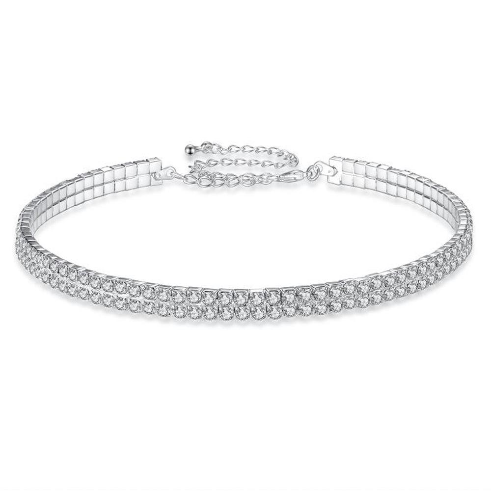 

Циркониевый чокер: Элегантное женское ожерелье-ключица в стиле легкой роскоши