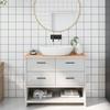 VidaXL Bathroom Countertop 100x30x2 Cm Solid Wood Untreated 3156029