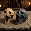 Gothic Skull Ornament Statue, 3D Printed Human Head Model for Home Aged Sculpture Decoration, Halloween Statues, Bookshelf and Desktop