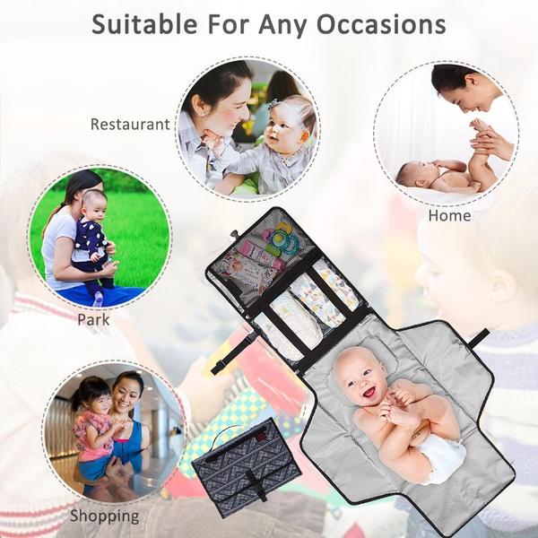 Buy Newborns Foldable Waterproof Baby Diaper Changing Mat Portable