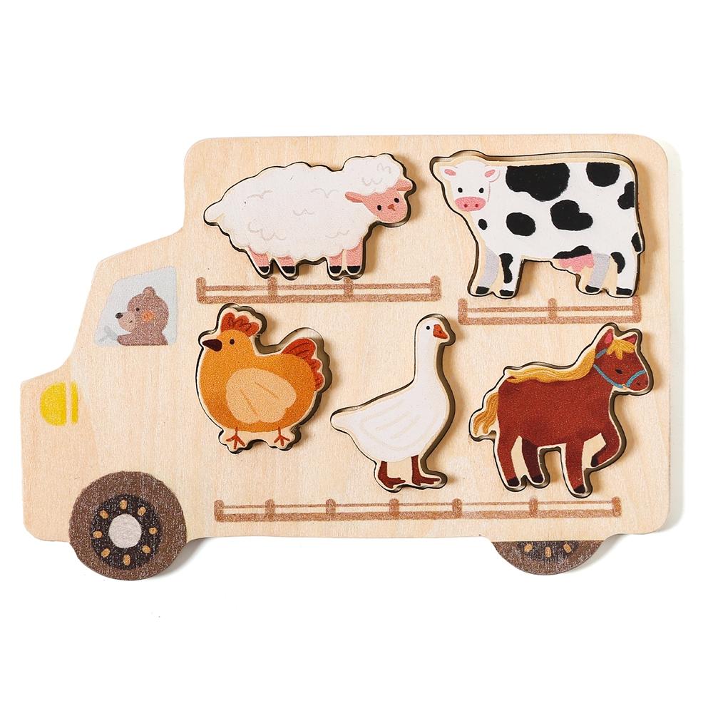 Montessori Baby Puzzles Toys Wooden Geometry Puzzle Toys Animal Eggs Shape Puzzle Board Matching Games Educational Learning Toys