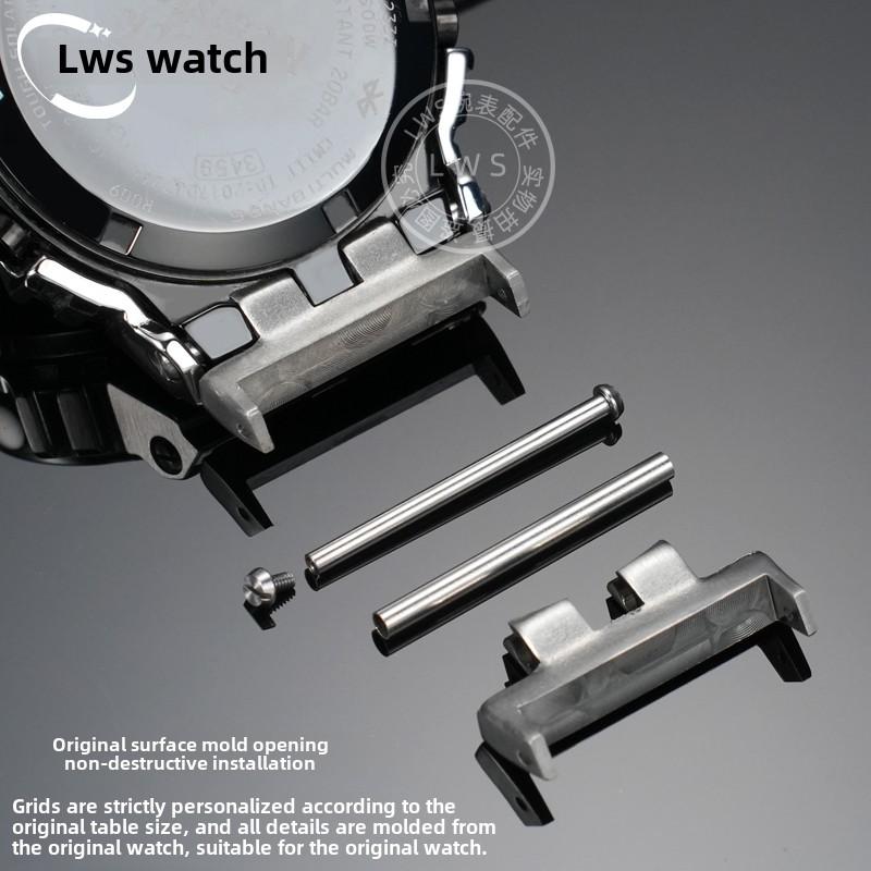 For Casio G-shock GMW-B5000 Watch strap Metal Adapter Fit 22mm Watchband Gold Silver Black GMWB5000 Strap converter attachment