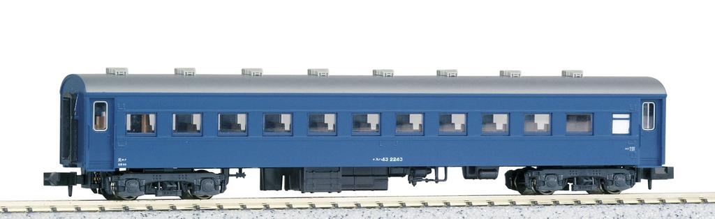 KATO N gauge Suha 43 Blue Railway model passenger car 5133-2