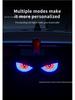 Cross-Border LED Rear Windshield Expression Light with Remote Control
