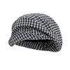 Cloud Y2k Plaid Beret Japanese Newsboy Cap Casual Octagonal Cap  Outdoor