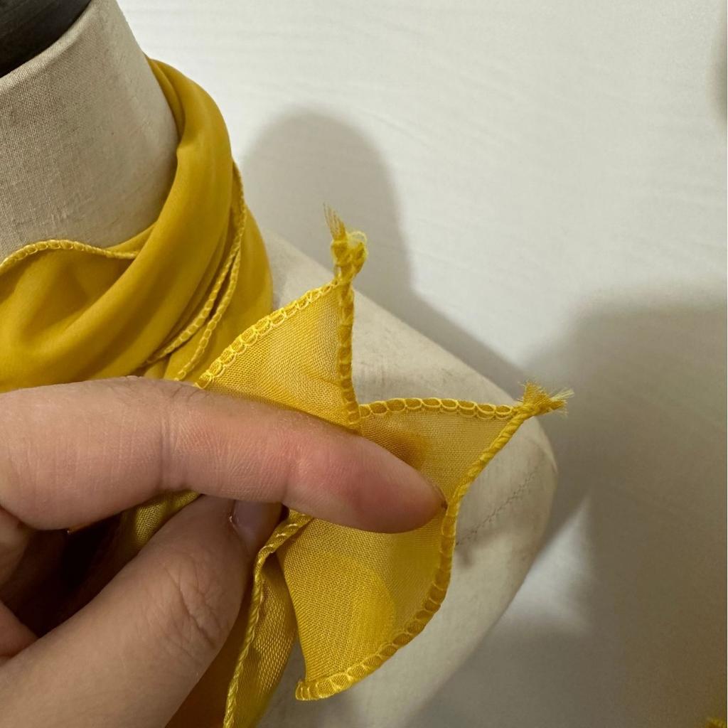Eleganter langer Satin-Schal mit Rosenblumenmuster, weiches Chiffon-Halstuch in reiner Farbe, Kragendekoration, Chiffon-Schals