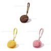 Cotton Canvas Mini Fisherman Cap With Smile Face Design Portable Coin Purse For Home Storage