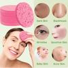 In-Stock Natural Wood Pulp Cotton Facial Cleansing Sponge - Makeup Remover & Face Wash Puff