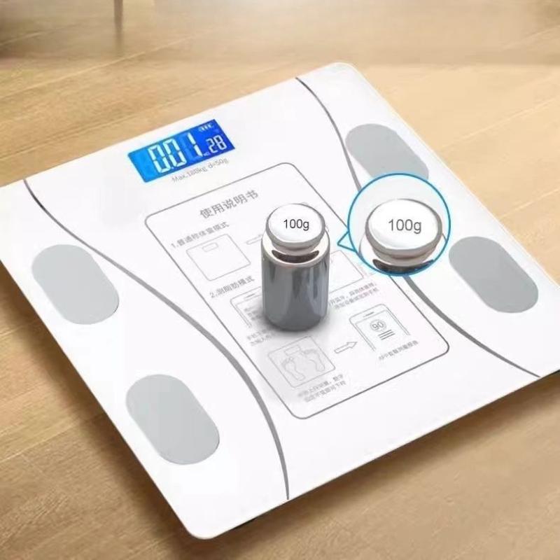 Bluetooth kroppsfettvekt Smart elektronisk vekt for sovesaler Nøyaktig veieenhet for jenter Vektovervåkingsvekt