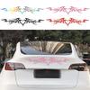 DIY Heart Wings Car Windshield Sticker Vinyl Film Self-Adhesive Auto Decor Removable Vehicle Tuning Accessory