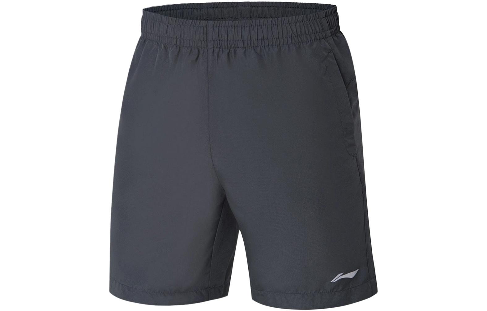 Li Ning Training Series Shorts Men s Ebony Black AKSS561-2 M