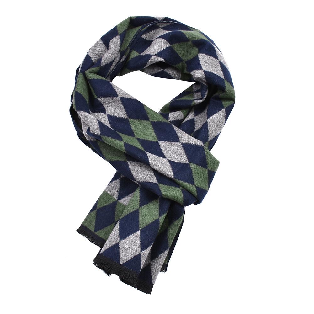 Fashion Design Casual Scarves Winter Women Men's Thicken Cashmere Scarf Luxury Brand High Quality Warm Scarves Men