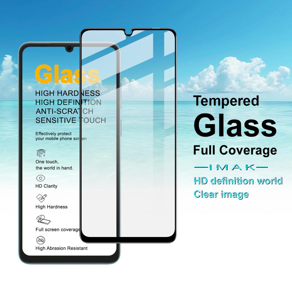 For Honor X6d 5G Glass IMAK Full Coverage Tempered Glass Film Pro+ Series