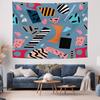 Bohemian Wall Tapestry Hippie Tapestry Aesthetic Room Decor Mandala Tapestry Psychedelic Wall Hanging Festival Decor Dorm Room D