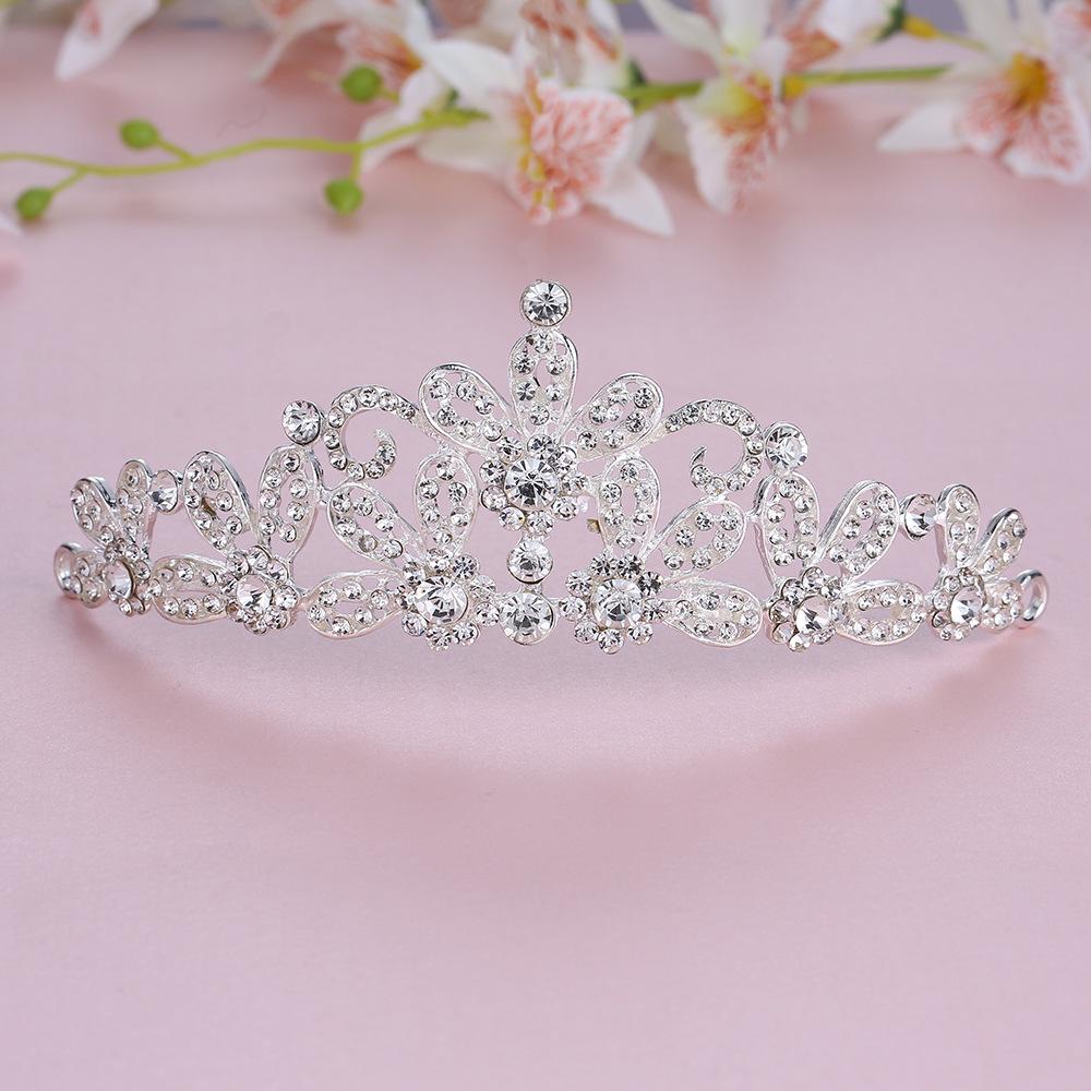 Bridal Alloy Rhinestone Pearl Crown & Headdress Wedding Jewelry