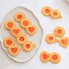 4-teiliges Set Fruchtmarmeladen-Sandwich-Keksausstecher Tag Liebe Blume Prägung Backwerkzeuge Küchenbedarf Schulanfang-Essentials