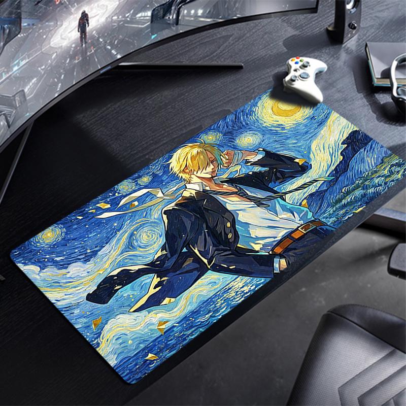Mouse Pad One Piece New Anime Gamer Large Xxl Keyboard Desk Mouse Mat Carpet Rubber Tapis Souris Gaming Notbook Mousepad