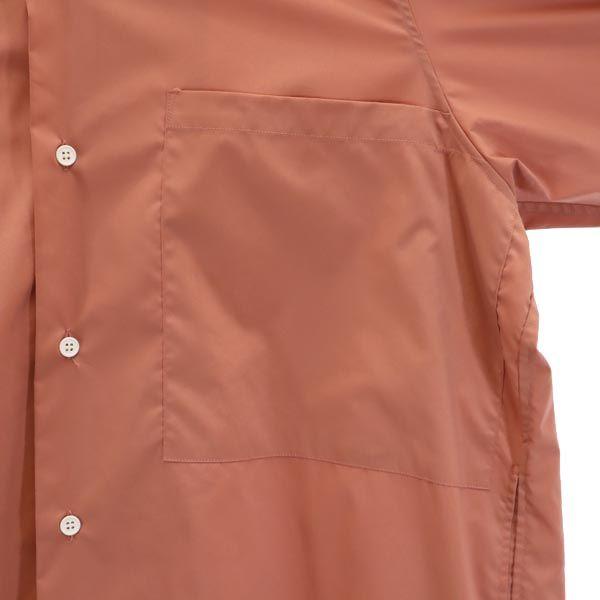 SISE Long sleeve Open collar shirt salmon pink long Men's Used