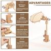 A74E-Adjustable Rotated Beech Wood For DIY Art Craft,Needlework Projects With 6" & 8" Embroidery Hoop