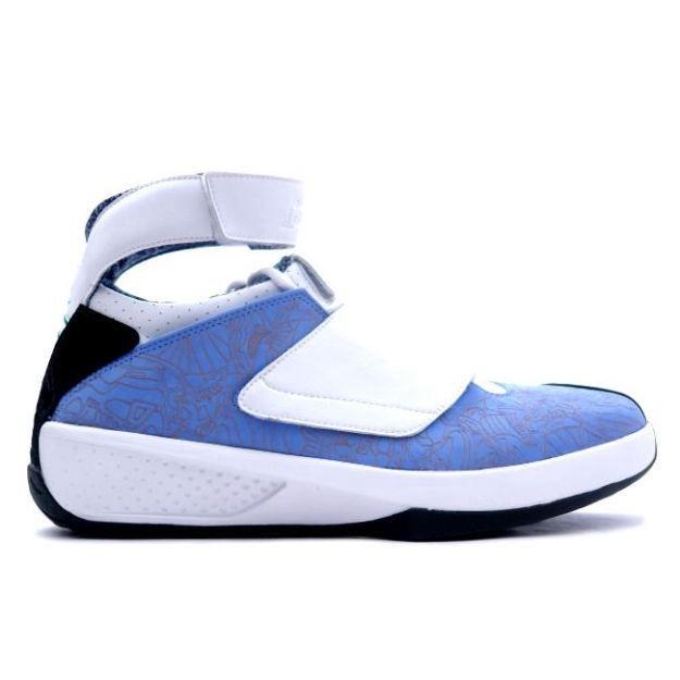 Air Jordan 20 OG 'West Coast' (Unisexo) Zapatillas de Baloncesto Vintage Azul Universitario / Blanco / Negro 310455 411