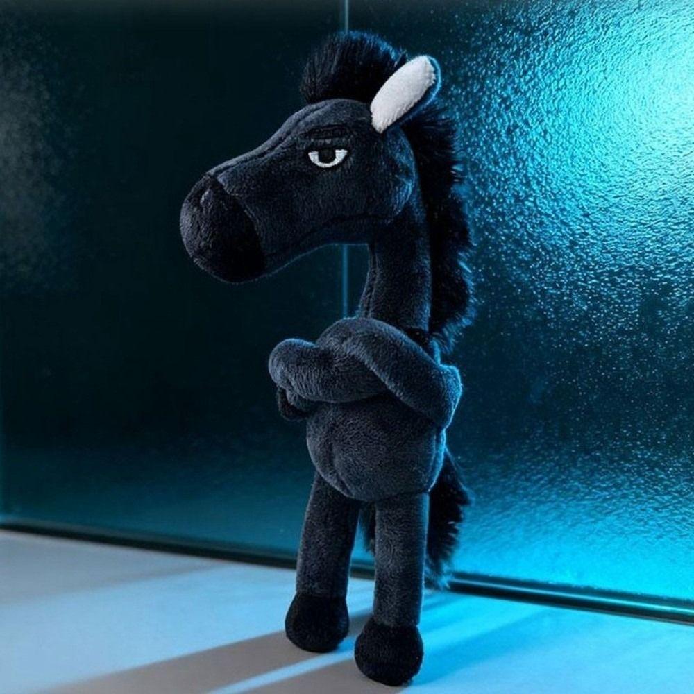 Fantasy Style Horse Stuffed Toy Keychain Cartoon Simulation Simulation Horse Toy  Room Decoration