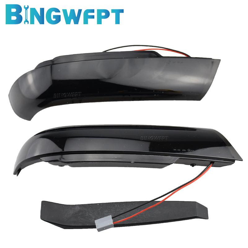 1Pair Dynamic Steering Signal Light For VW Volkswagen Touareg I MK1 7L 2002 - 2006 Led Rear View Mirror Indicating Flash