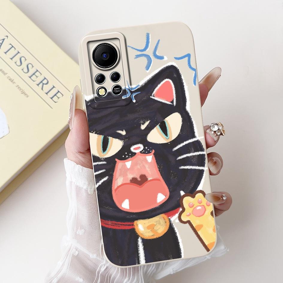 For Infinix Hot 11s NFC Case Cover Soft TPU Silicone Flower Painted Shockproof Cover For Infinix Hot 11s Hot11s NFC X6812 Fundas