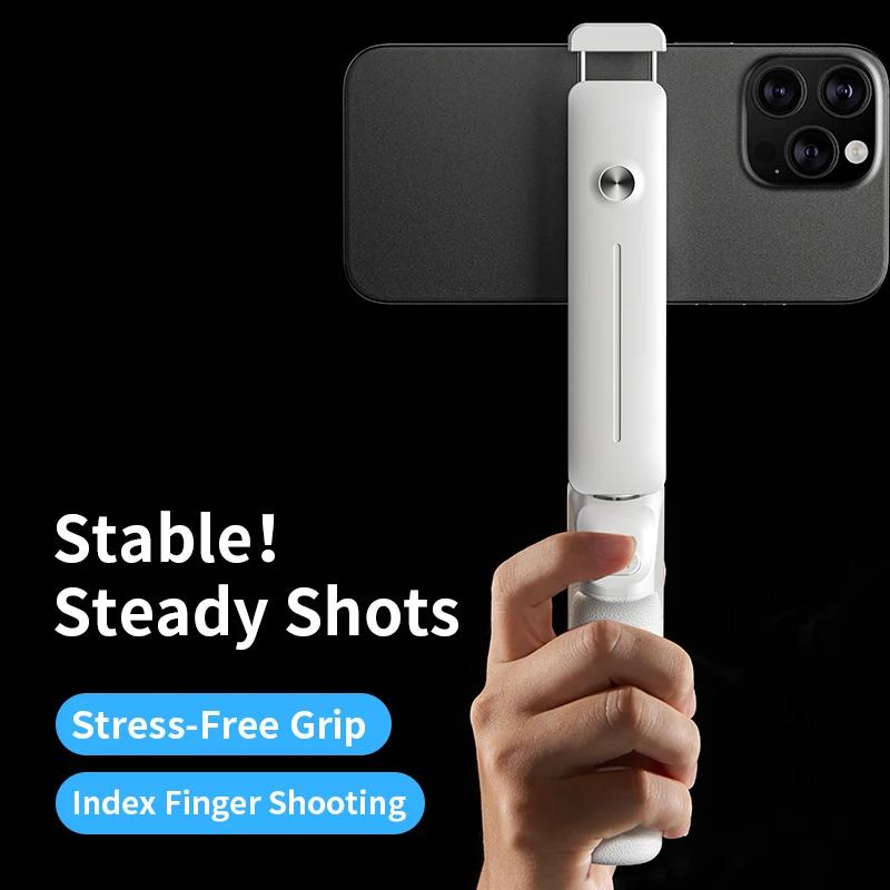 Portable Mini Selfie Stick Bluetooth Remote 360° Ratatable Retractable Rotation Foldable Handheld Bracket for Video Live Holder