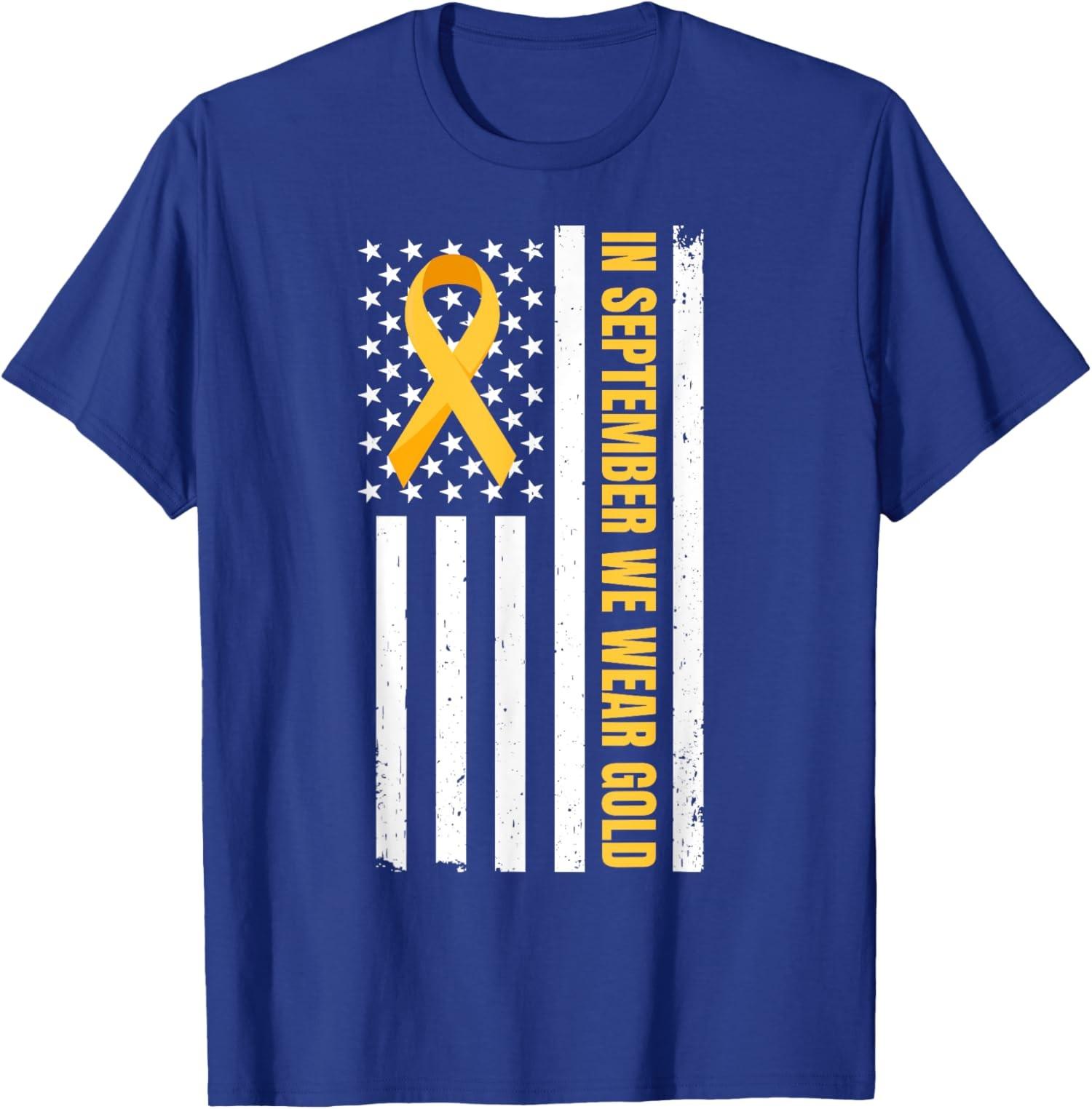 Mois de sensibilisation au cancer de l enfance septembre T-shirt unisexe S